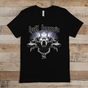 Hell Hound Y2K Streetwear Graphic T Shirt